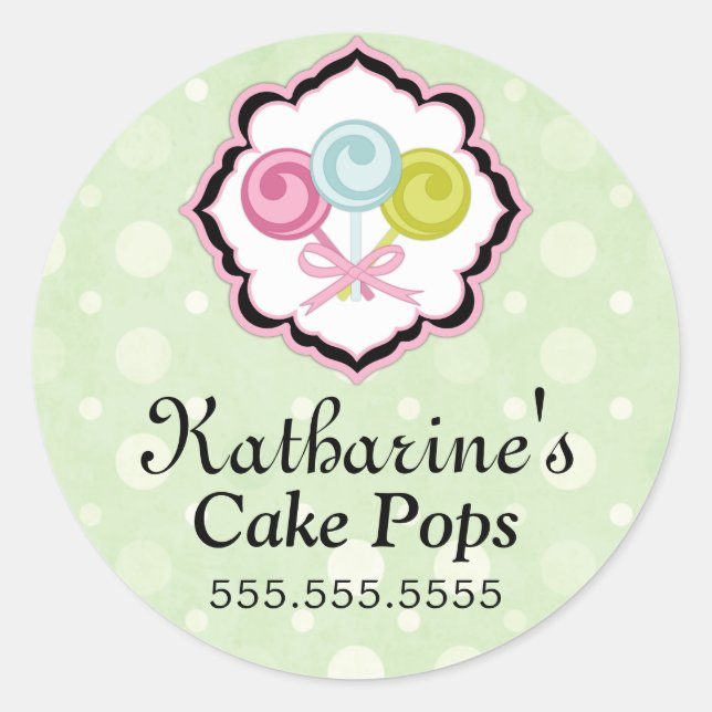 Pop backen Aufkleber (Vorderseite)