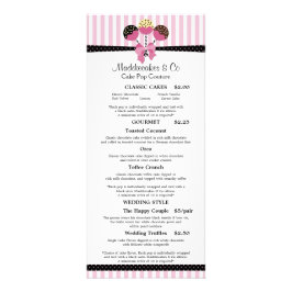 Pop backen nach Maß Werbekarte