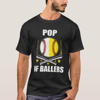 Pop Baseball Softball Ball Vatermutter s Da T-Shirt