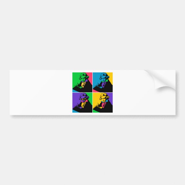 Pop Beethoven Autoaufkleber (Vorne)