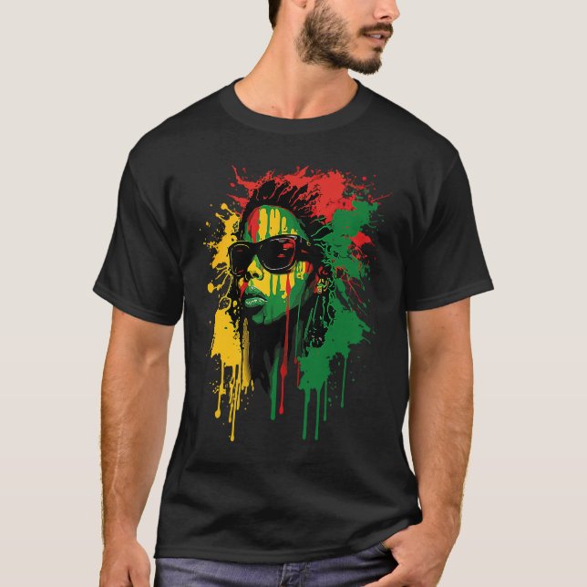 Pop Black Queen 2 T-Shirt (Vorderseite)