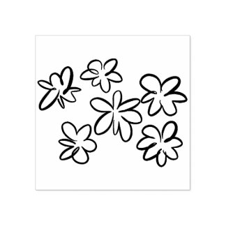 POP Blume Gummistempel