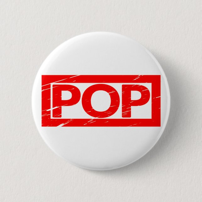 Pop Briefmarke Button (Vorderseite)