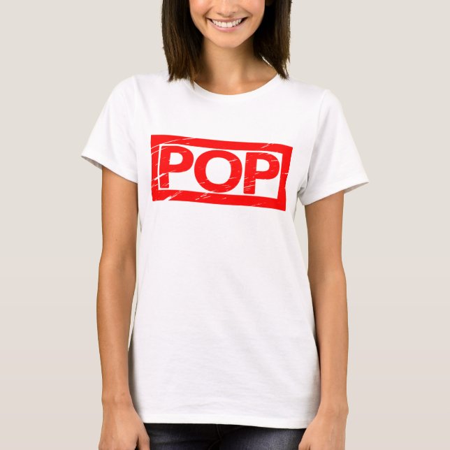 Pop Briefmarke T-Shirt (Vorderseite)