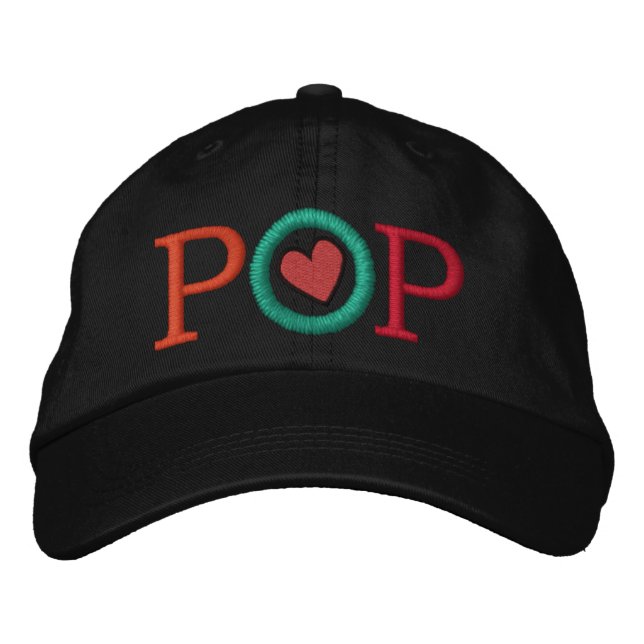 POP Cap by SRF Bestickte Baseballkappe (Vorderseite)