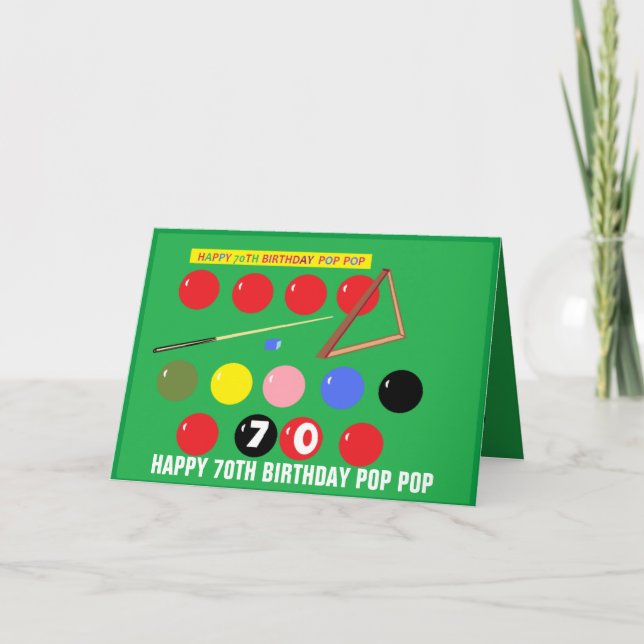 POP CARTE D'ANNIVERSAIRE pour grand-père (Devant)