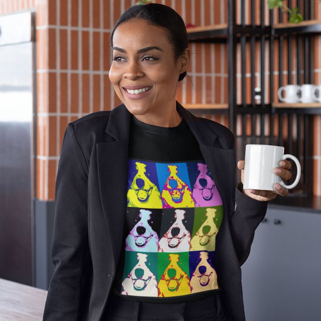 Pop Collie Kunst, Dichtung und Musik T-Shirt (Von Creator hochgeladen)