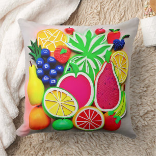 Pop Colorful Frucht Kissen