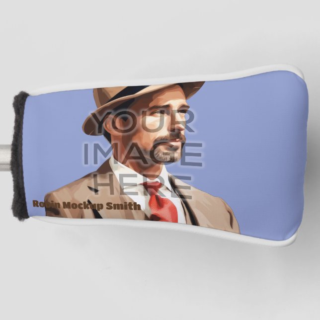 Pop Culture Custom Foto Golf Head Putter Cover Golf Headcover (Vorderseite)