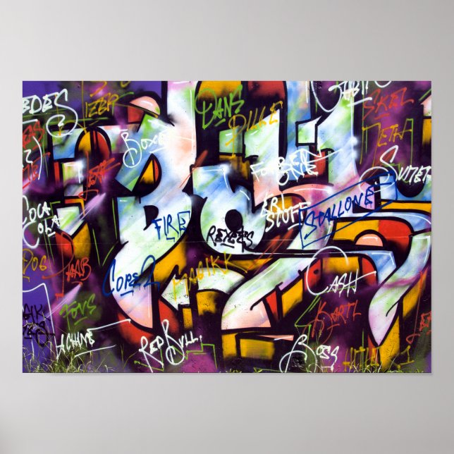 Pop Culture Graffiti Urban Street Art Poster (Vorne)