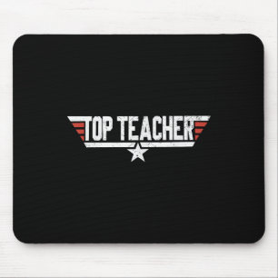 Pop Culture Top Teacher Bewertung Super Teacher Mousepad
