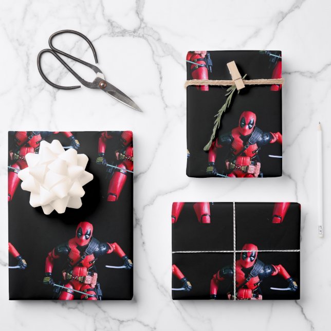 Pop Culture Toy Fotografy Geschenkpapier Set (Vorderseite)