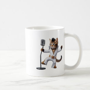 Pop Dancing Cat Das Icon von Rockmusik und Pop Cul Kaffeetasse