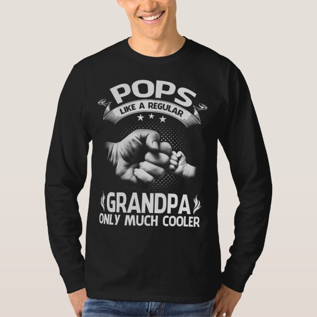 POP definieren sich nur Cooler als normale Opa T-Shirt (Vorderseite)