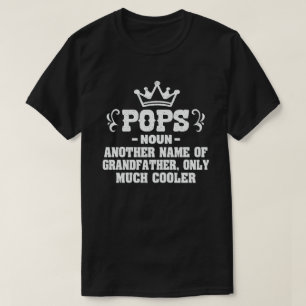 Pop Definition Funny bedeutet Cooles Opa-Geschenk T-Shirt