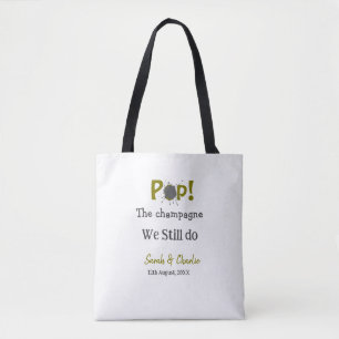 Pop den Champagner machen wir immer noch goldgraue Tasche