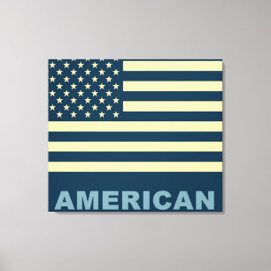 Pop der amerikanischen Flagge Art. 5 Leinwanddruck
