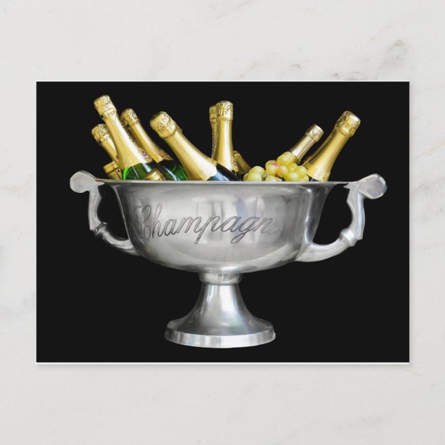 Pop der Cork, Celebrate Champagne! Postkarte (Vorderseite)