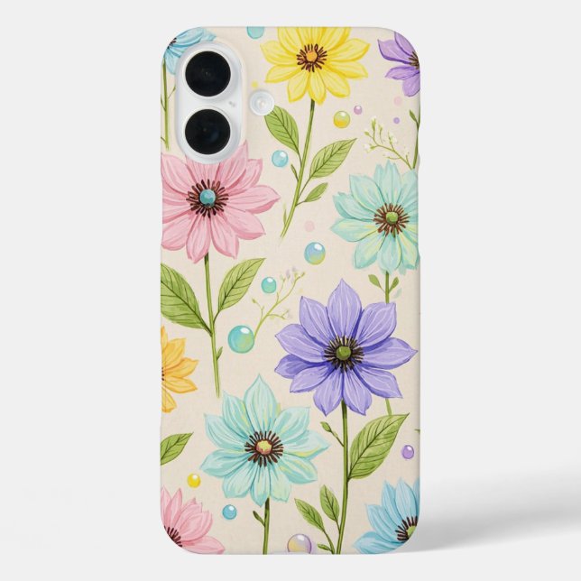 Pop der Farbe: Abstraktes iPhone-Gehäuse iPhone 16 Plus Hülle (Rückseite)