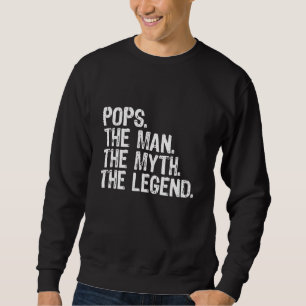 Pop Der Mann der Mythos der Legende geben Weihnach Sweatshirt