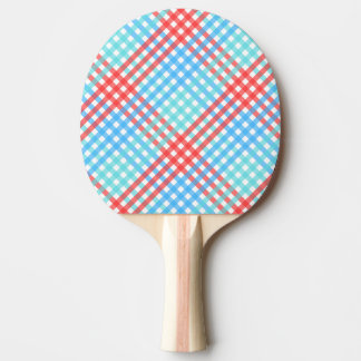 Pop der Rakete, klein, Kariert Tischtennis Schläger