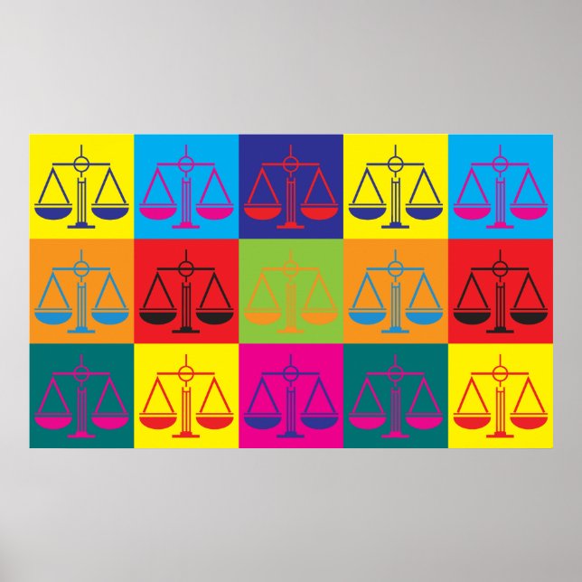 Pop der Strafjustiz Art Poster (Vorne)