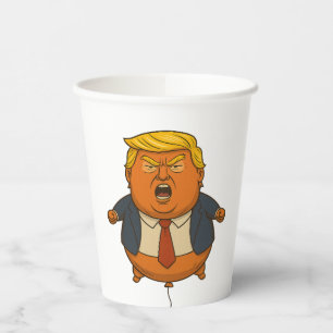 "Pop der Wut - Deflation Präsident Balloon!" Pappbecher