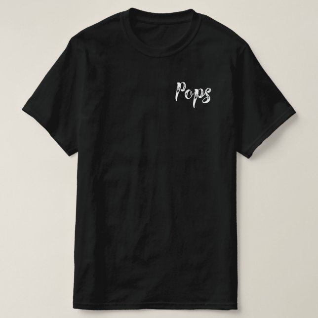 Pop des Vintagen Vaters T-Shirt (Design vorne)