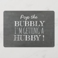 Pop des Vorschlags für eine Bubbly Funny Bridesmai