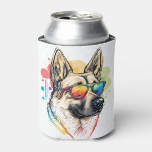 Pop Deutscher Schäferhund  Art Vater Mama Dog Love Dosenkühler