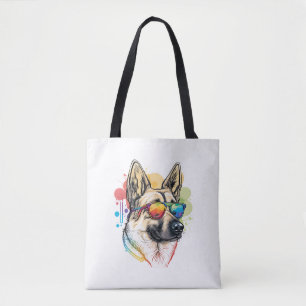 Pop Deutscher Schäferhund Art Vater Mama Dog Love Tasche