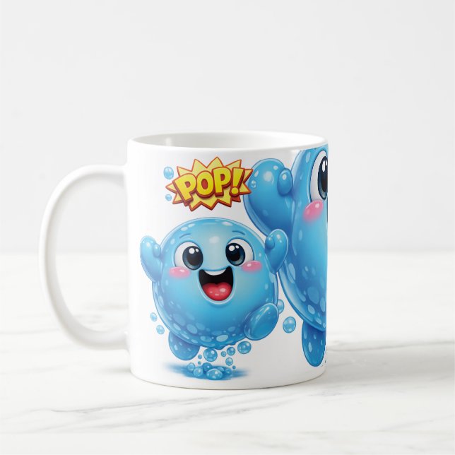 Pop Drop Blau Kaffeetasse (Links)