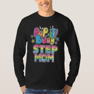 Pop Es Frauen Stepmutin Mama Poppin GeburtstagsPo T-Shirt