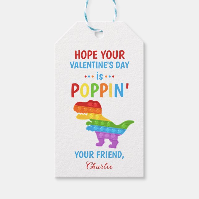 Pop es Freund Valentine Kurswechsel Geschenkanhänger (Vorderseite)