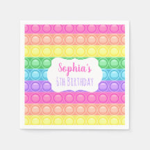 Pop Es Geburtstagsparty Napkins, Mädchen Geburtsta