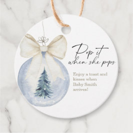 Pop es, wenn sie Pop eleganten Weihnachtsbaum Geschenkanhänger