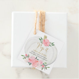 Pop es, wenn sie Pop rosa Goldkürbis fallen Dusche Geschenkanhänger