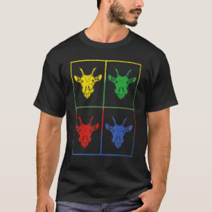Pop Farm Tier Bauer Landwirtschaft Ziege T-Shirt