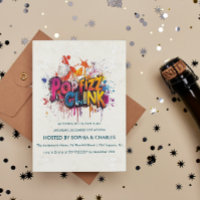 Pop Fizz Clink graffiti Silvester Party