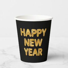 Pop Fizz Clink Moderne Typografie glücklich Neues  Pappbecher