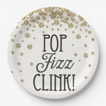 Pop Fizz Clink Silvester Party Paper Teller