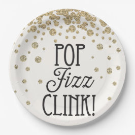Pop Fizz Clink Silvester Party Paper Teller