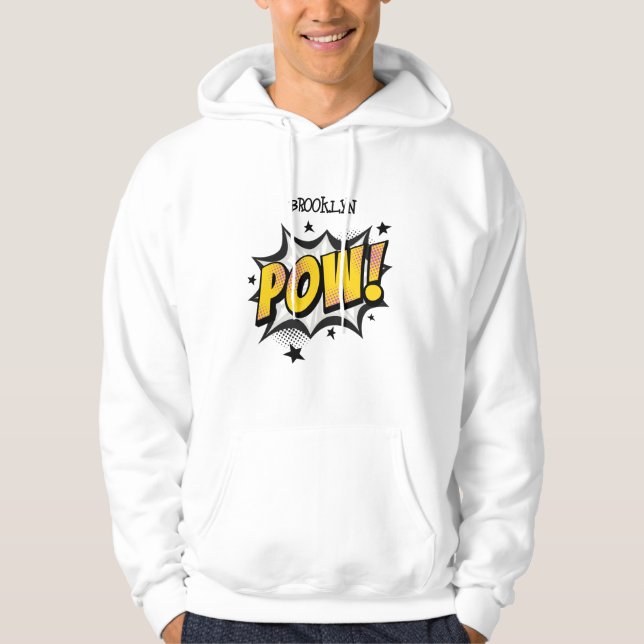 Pop fun Pop Art Comic Art Typografie Kallilout Hoodie (Vorderseite)