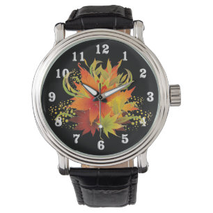 Pop für Herbstausgänge Armbanduhr