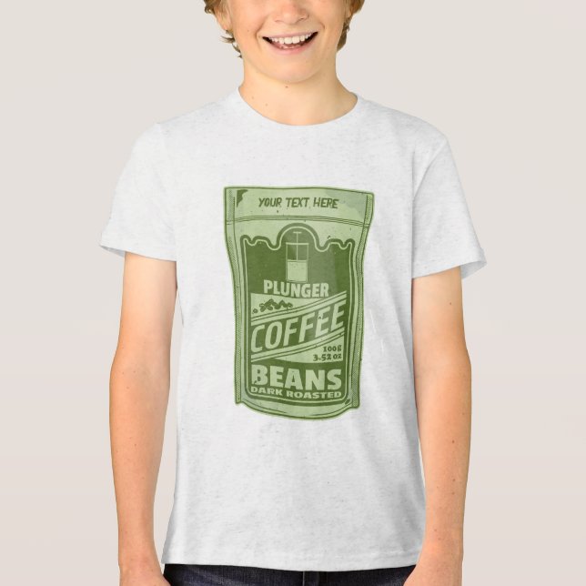 Pop für Plafarben Tri-Blend Shirt (Vorderseite)
