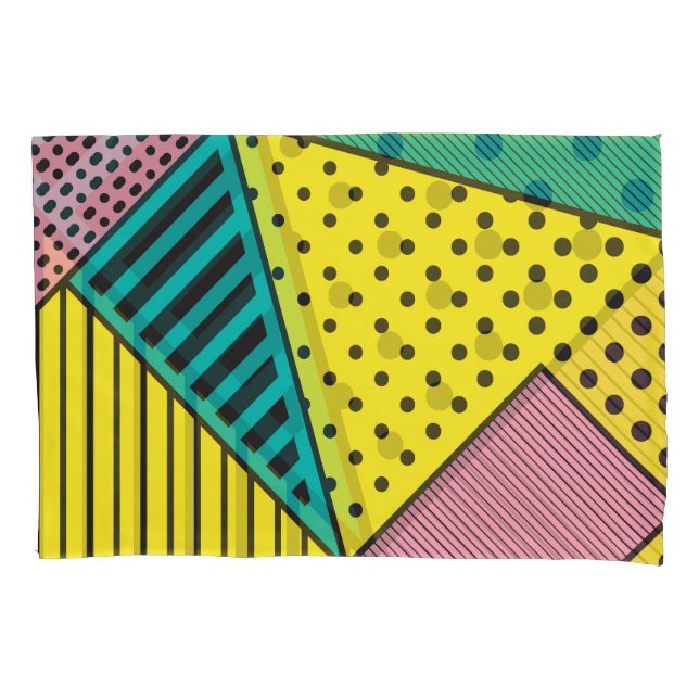 Pop, geometrisch, fett kissenbezug (Vorderseite)