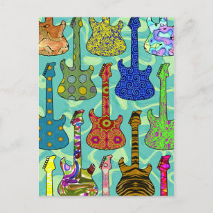 POP-GITARREN POSTKARTE