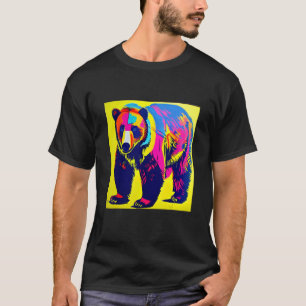 Pop Grizzly Bären Spaß Niedlich für Damen und Herr T-Shirt