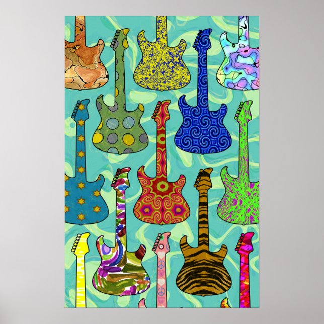 POP GUITARS POSTER (Vorne)