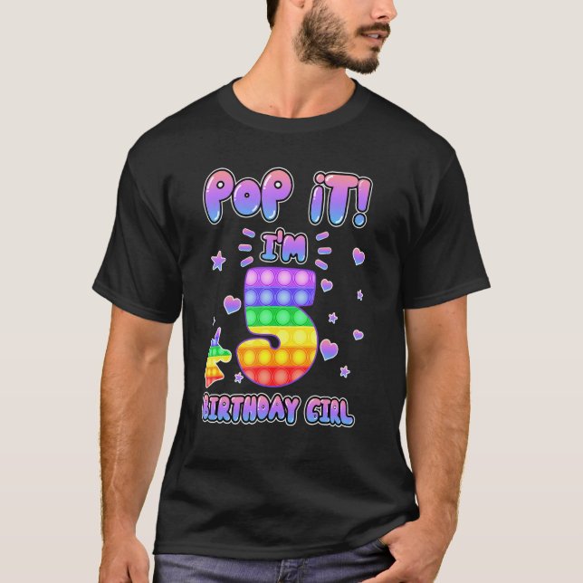 Pop Ich bin 5 T-Shirt (Vorderseite)